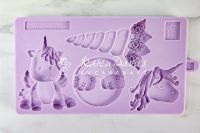 Karen Davies Cake Decorating Mould - COOKIE UNICORN