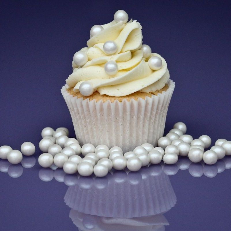 Purple Cupcakes - 8mm Pearls 80g - Shimmer Pearl (V)