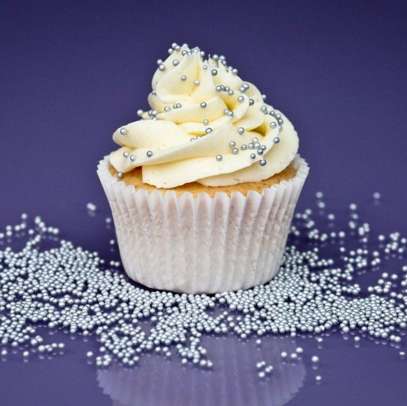 Black Pearls Natural Cake Sprinkles Suitable for Vegans Gluten Dairy Free Mix 