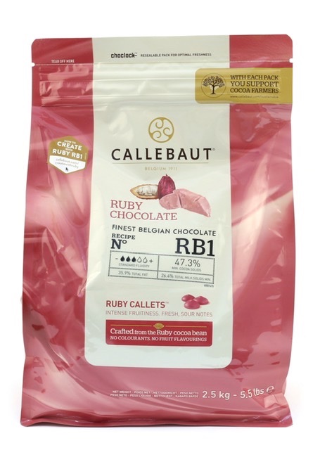    Callebaut RB1 Ruby Chocolate - 1kg