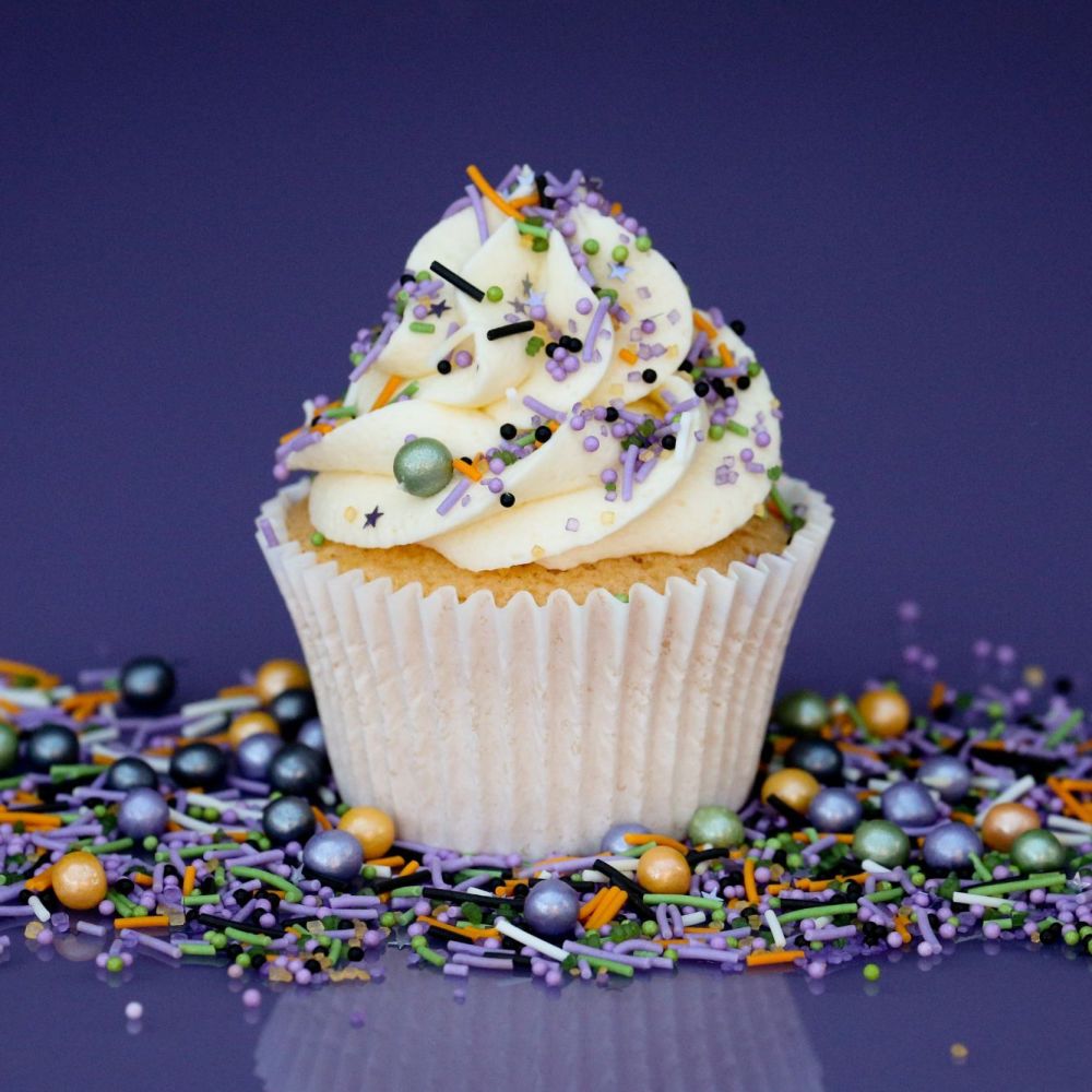 Purple Cupcakes - Sprinkle Blend 90g - SPOOKY HALLOWEEN Mix (V)