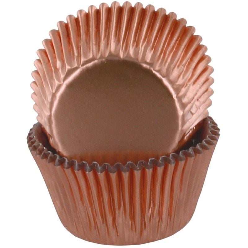 Baked With Love Cupcake Cases Pack of 50 - Rose Gold
