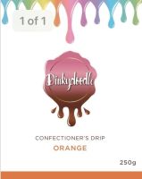 Confectioners Cake Drip 250g by Dinkydoodle - Orange