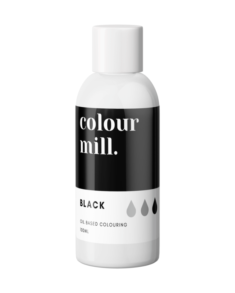 Colour Mill Oil Based Colour - BLACK 100ml