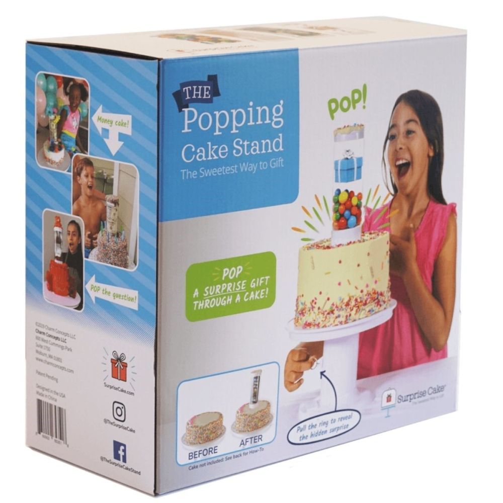 Surprise Cake Popping Stand - with a pop-up tube centre