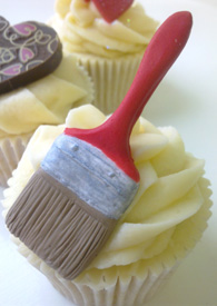 Cupcake Mould - Paint Brushes