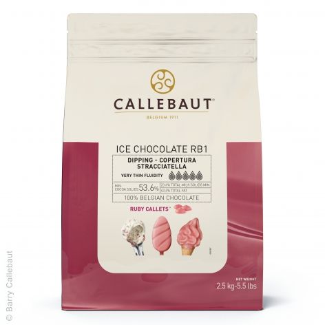 Callebaut ICE Chocolate - Ruby 500g (Small bag)