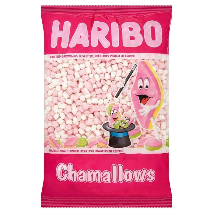 Sweet Treats - Haribo Chamallows Pink & White MINI Mallows 1kg