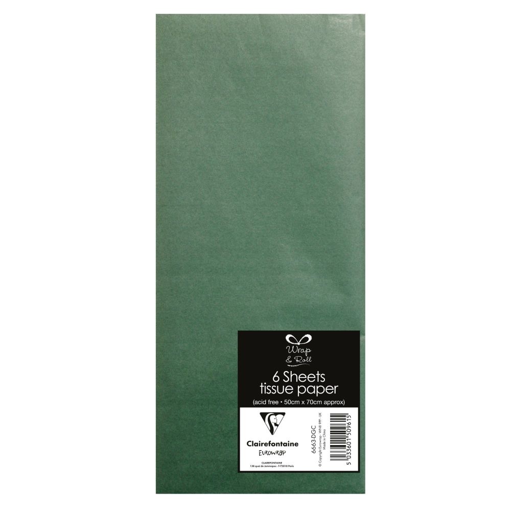 Tissue Paper Pack - Dark Green