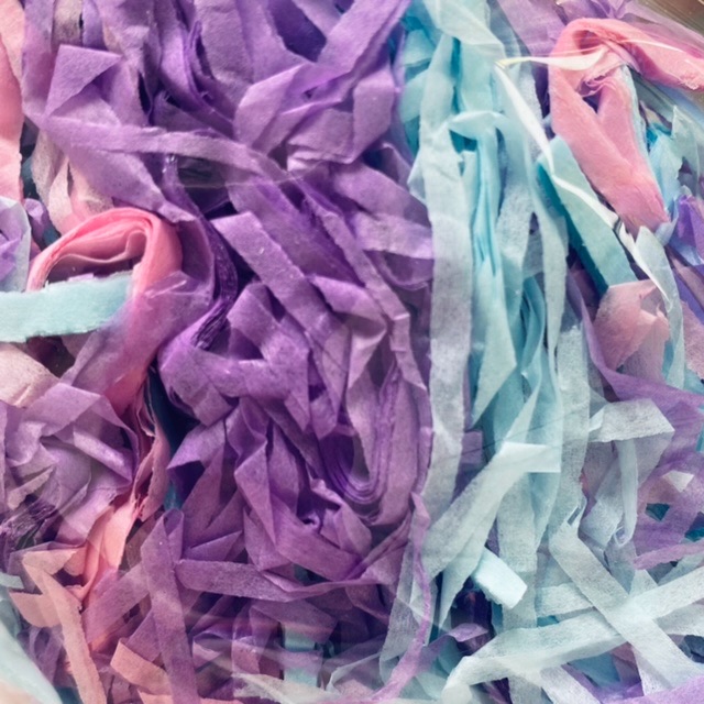 Shredded Tissue Paper - Unicorn (Lilac, Aqua & Pale Pink)