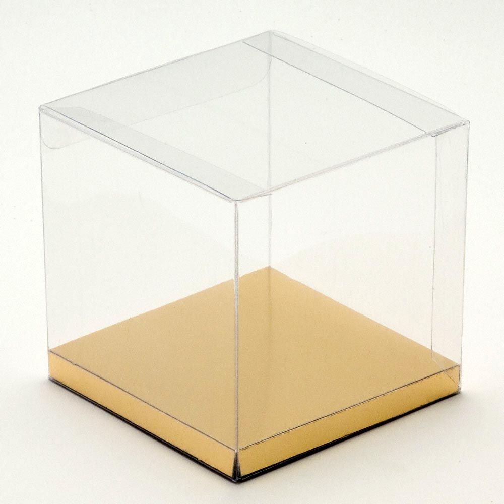 Transparent Boxes & Bases (Choose size and Colour)