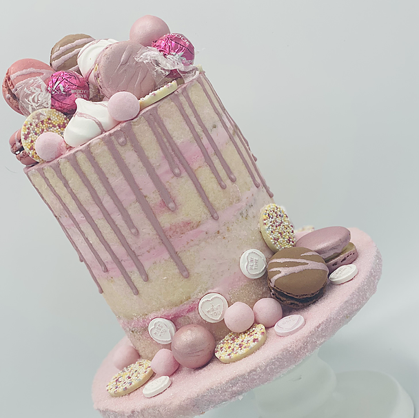 Confectioners Cake Drip 100g by Dinkydoodle - Metallic PINK SHERBERT