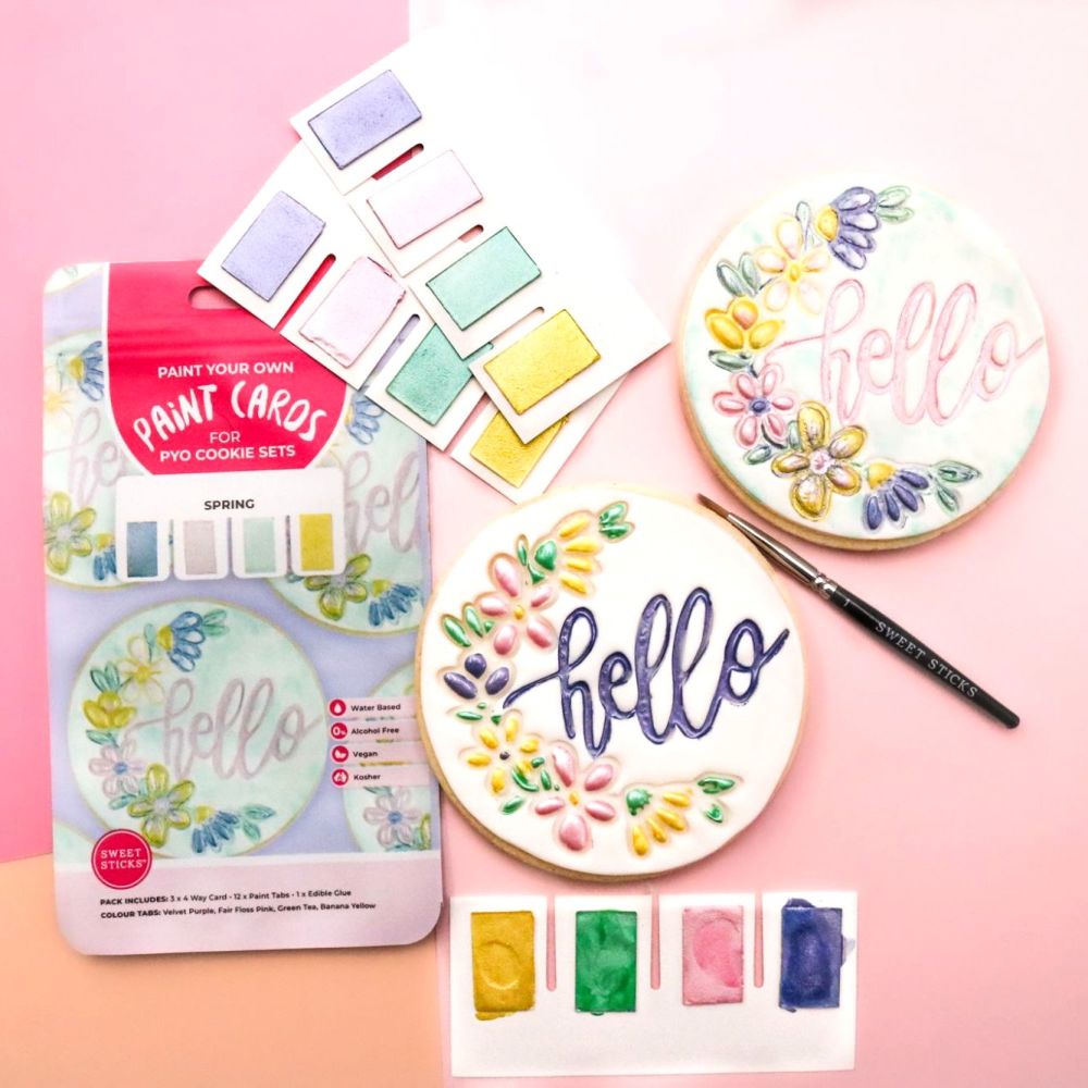 Sweet Sticks Paint Tabs for Paint Your Own - SPRING