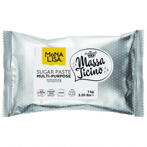 Massa Ticino 1KG Sugarpaste - WHITE