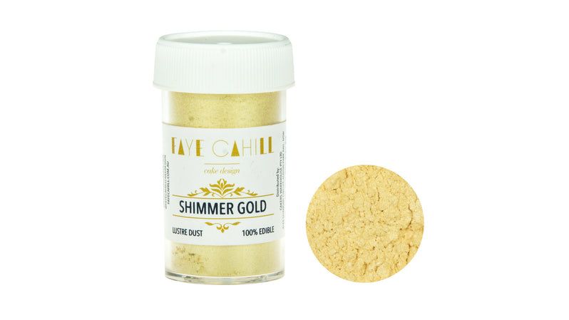 Faye Cahill Edible Lustre Dust 20ml - Shimmer Gold