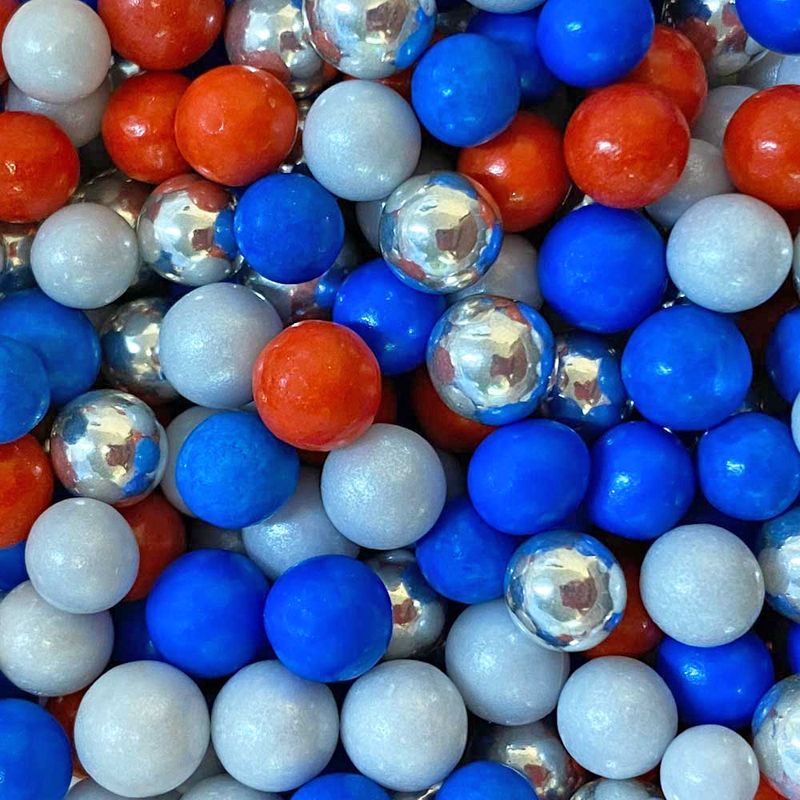 Edible 6mm Chocolate Filled Balls 80g - JUBILEE
