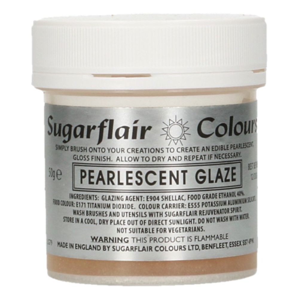 Sugarflair Pearlescent Confectioners Glaze 50g