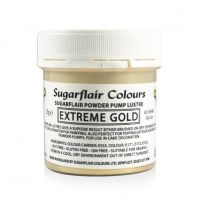 Sugarflair Powder Pump Lustre 25g - Extreme Gold