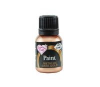 Metallic Food Paint - Metallic Dark Gold 25g - Rainbow Dust