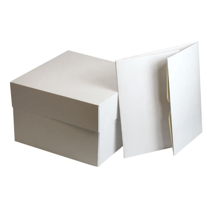 White Cake Boxes - 10