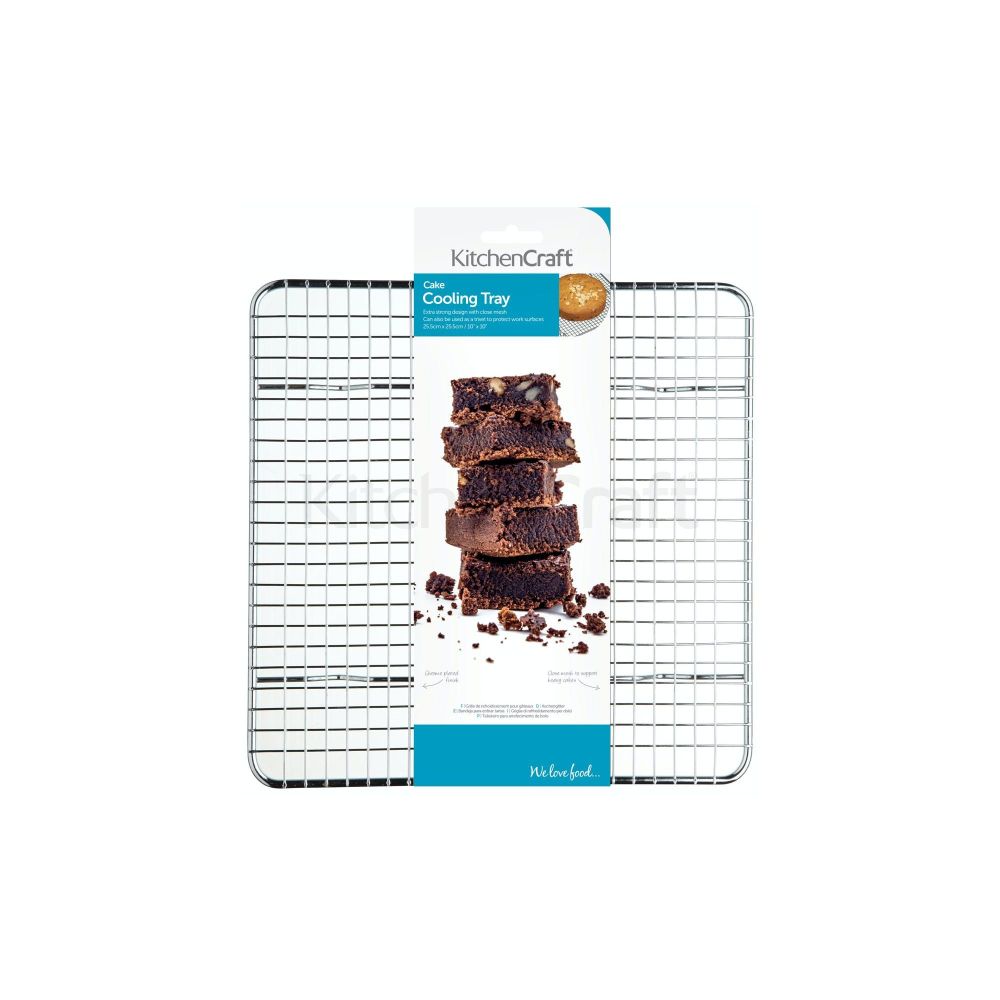Kitchencraft Square Cake Cooling Tray (10")