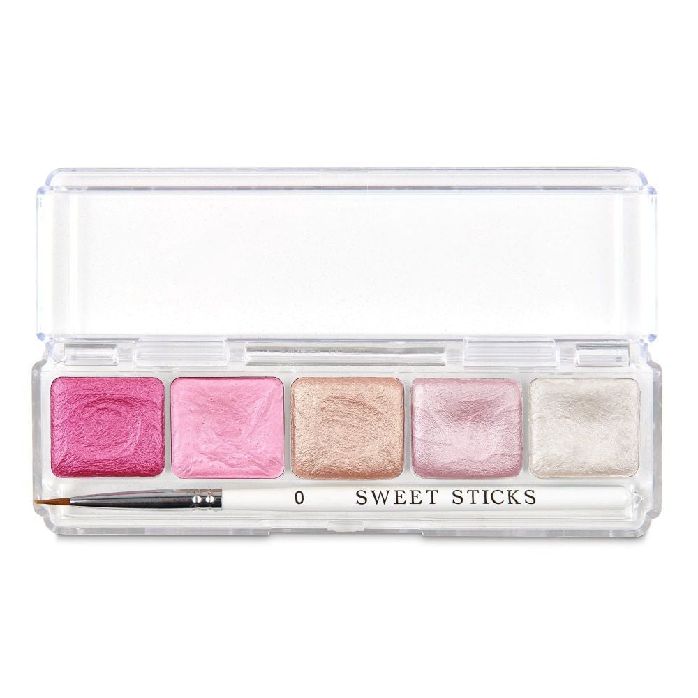 Sweet Sticks - Water Activated Food Paint with brush - Mini Palette - Doll 