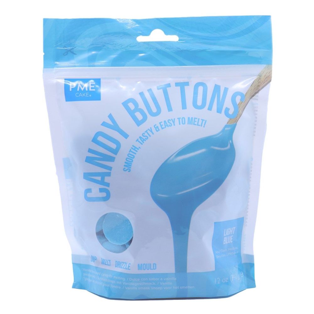 PME Candy Buttons - LIGHT BLUE 340g