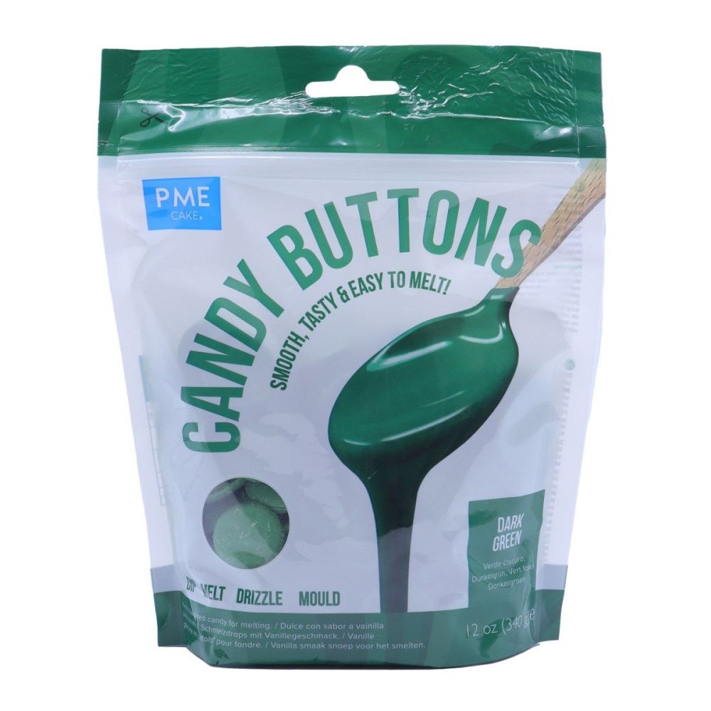 Candy Buttons - Dark Green 340g