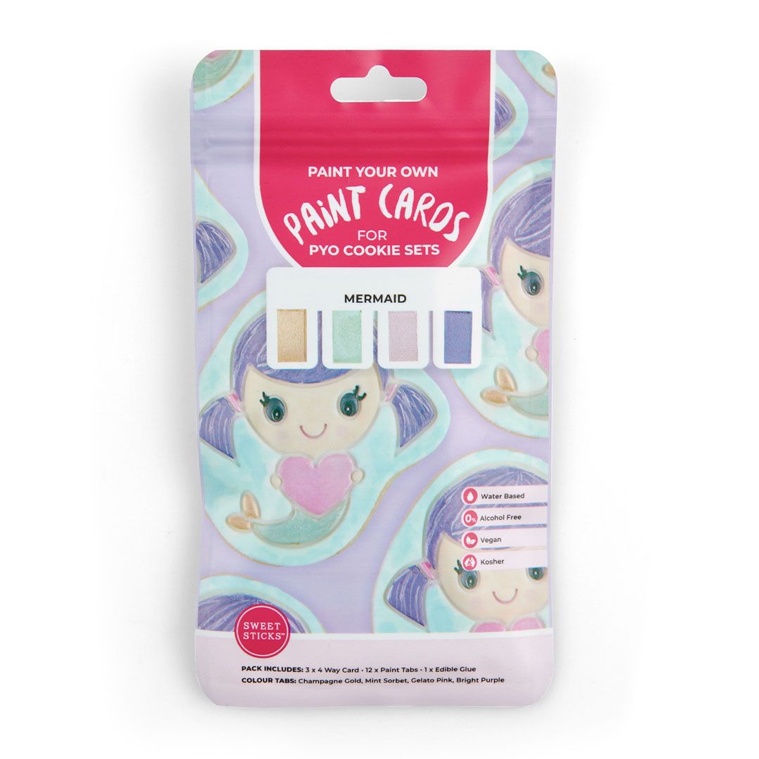 Sweet Sticks Paint Tabs for Paint Your Own - MERMAID - BB End Mar 2023