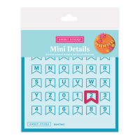 Sweet Sticks Mini Details Stencil - BUNTING