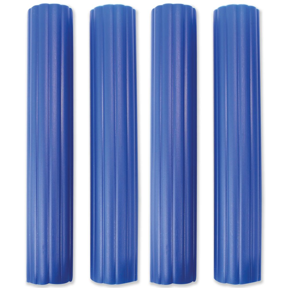 PME - Plastic Hollow Pillars 6" (152mm) Pack of 4 - Blue