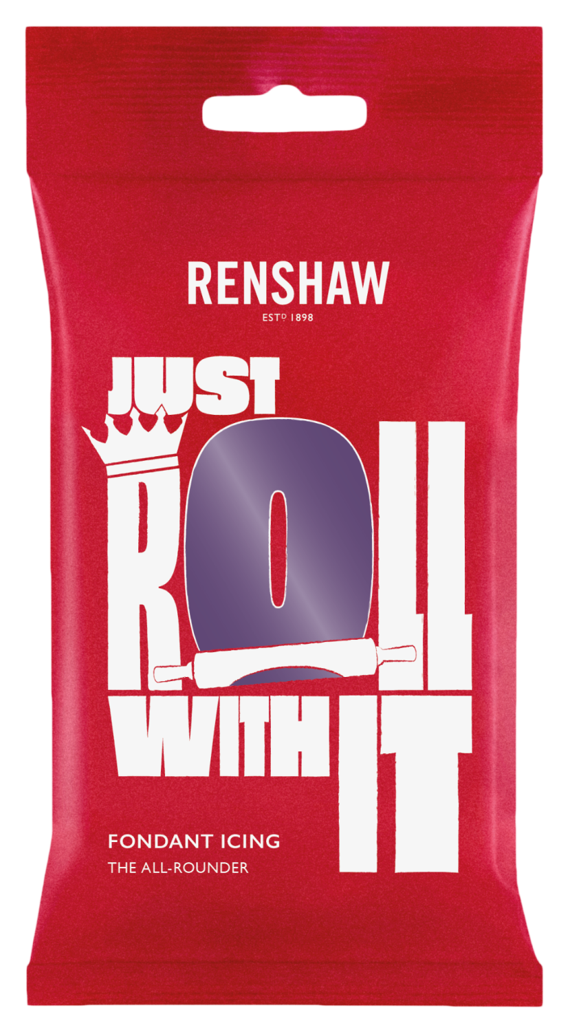 Renshaw Ready To Roll Icing - Deep Purple