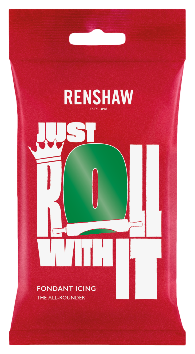 Renshaw Ready To Roll Icing - Emerald Green