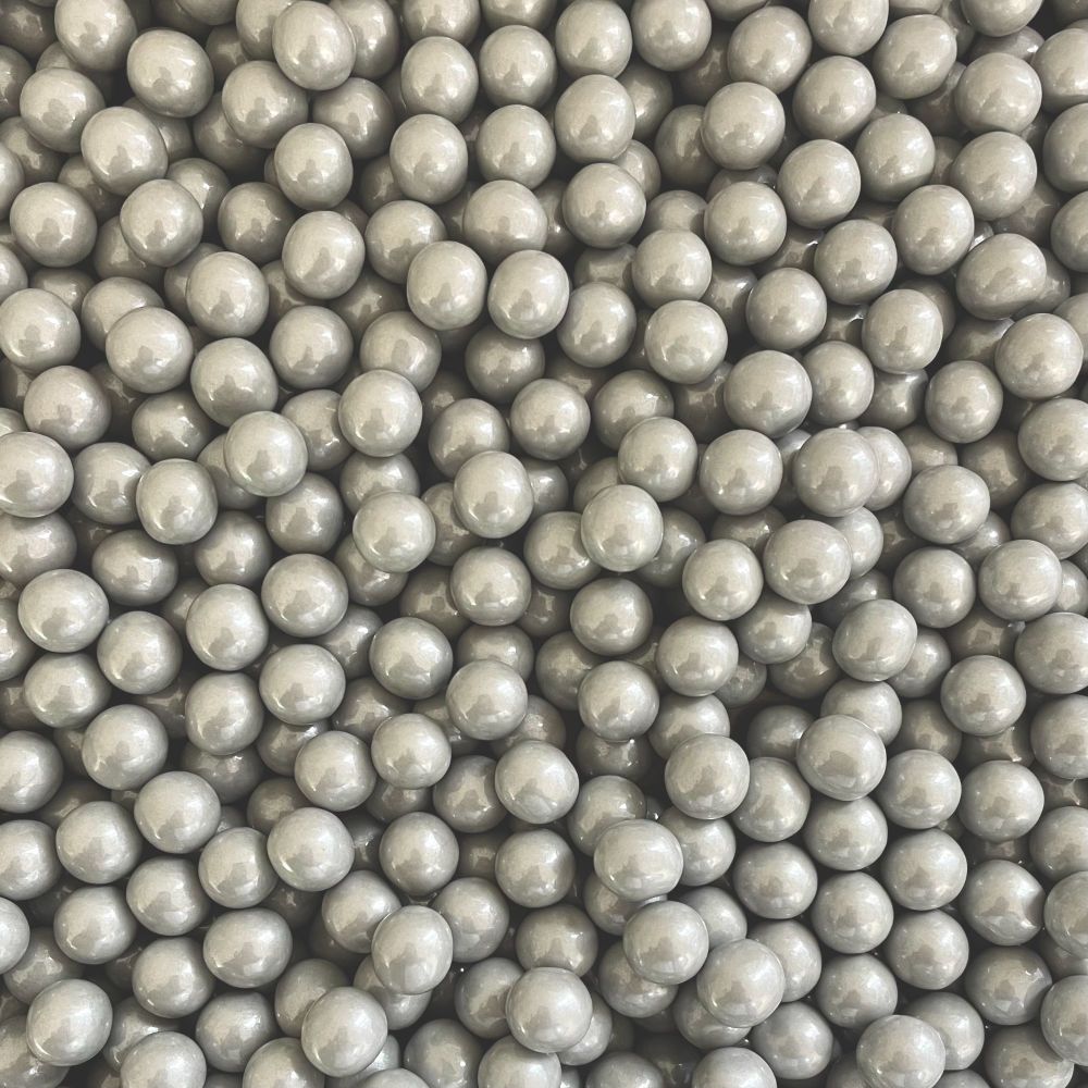 Large Sugar Pearls 10mm - Pearl Silver