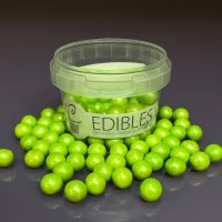 Large Sugar Pearls 10mm - Pearl Lime Green