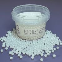 4mm Edible Balls - Vintage Pearl