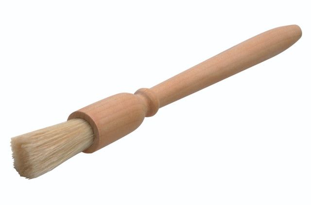 KitchenCraft Large 25cm Wooden Pastry - Basting Brush