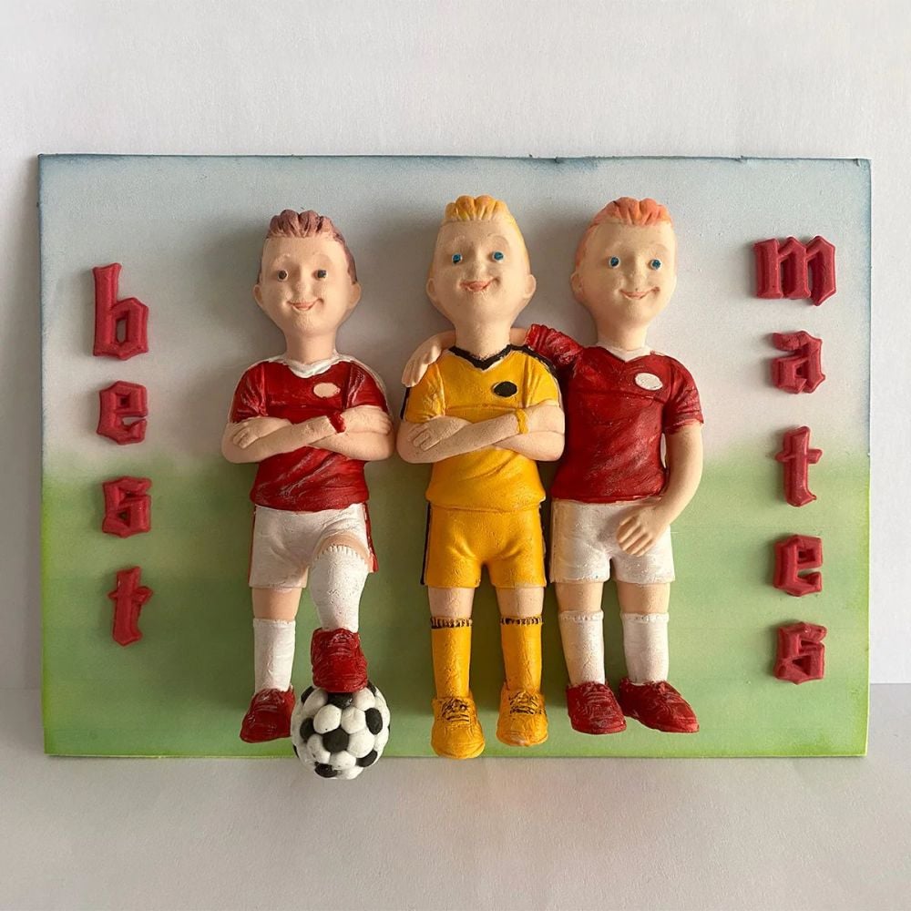 Katy Sue Cake Decorating Mould - FOOTBALLER (Posable Arms)