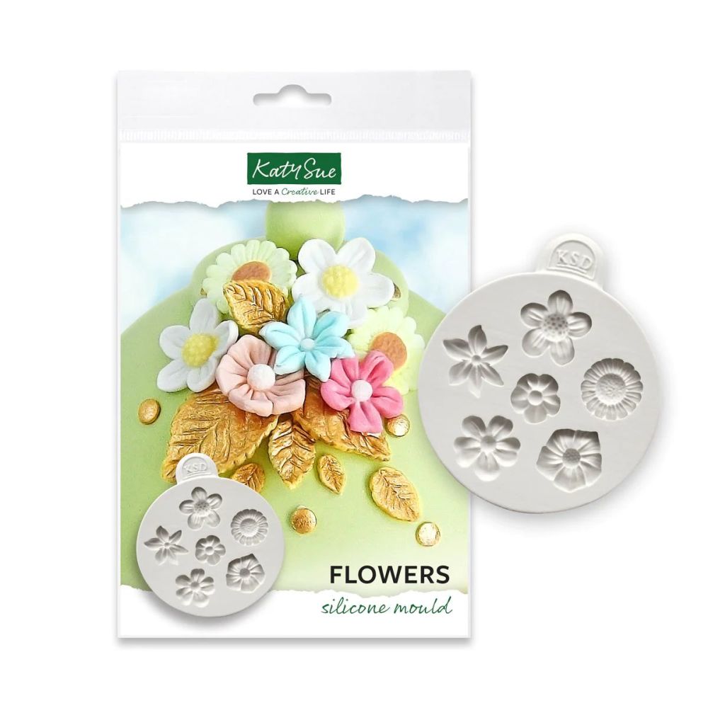 Katy Sue Cake Decorating Mould - SMALL FLOWERS