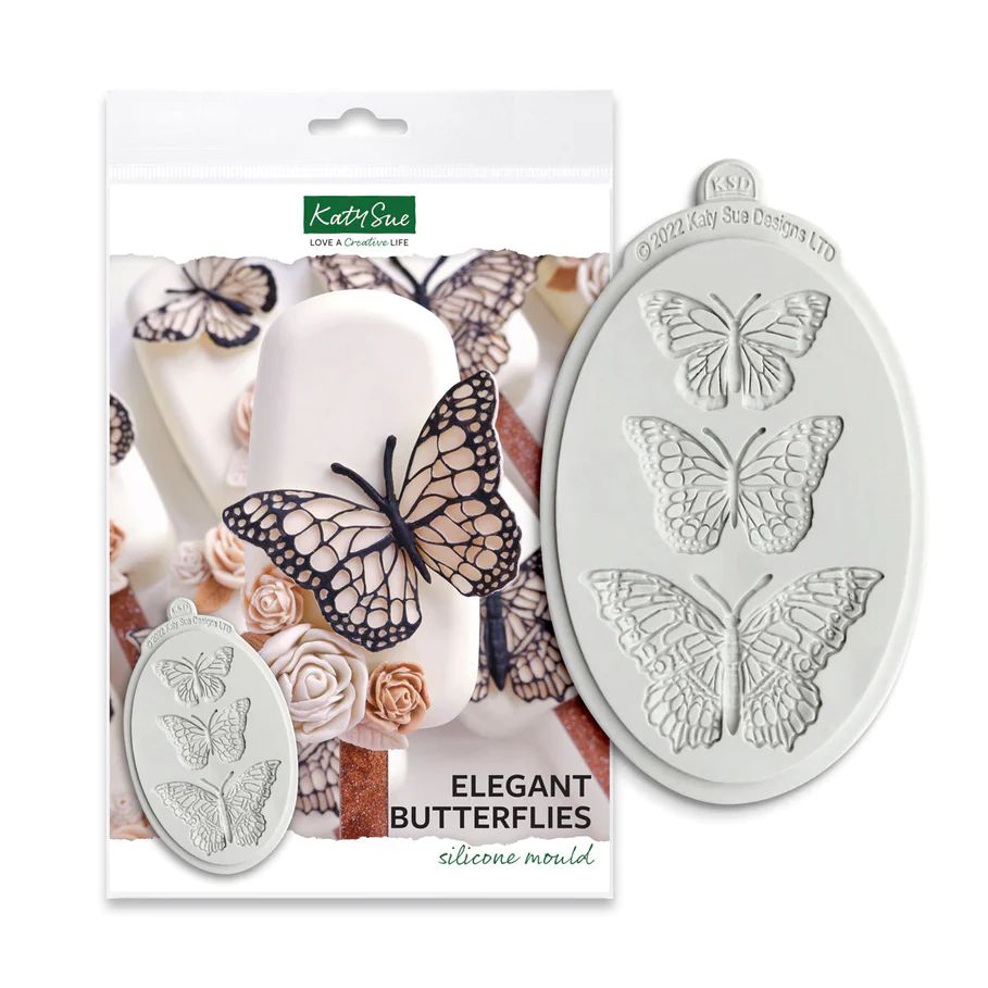 Katy Sue Cake Decorating Mould - ELEGANT BUTTERFLIES