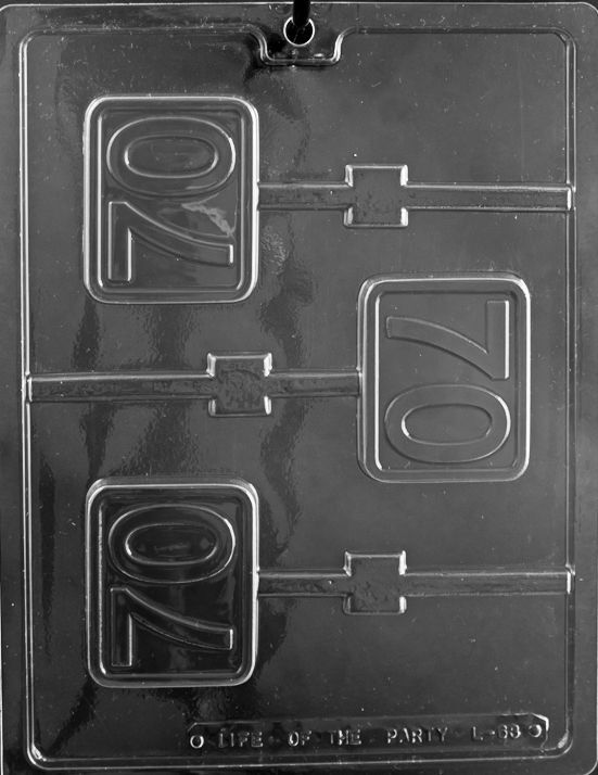 Life of the Party Chocolate Mould - 70 Lolly