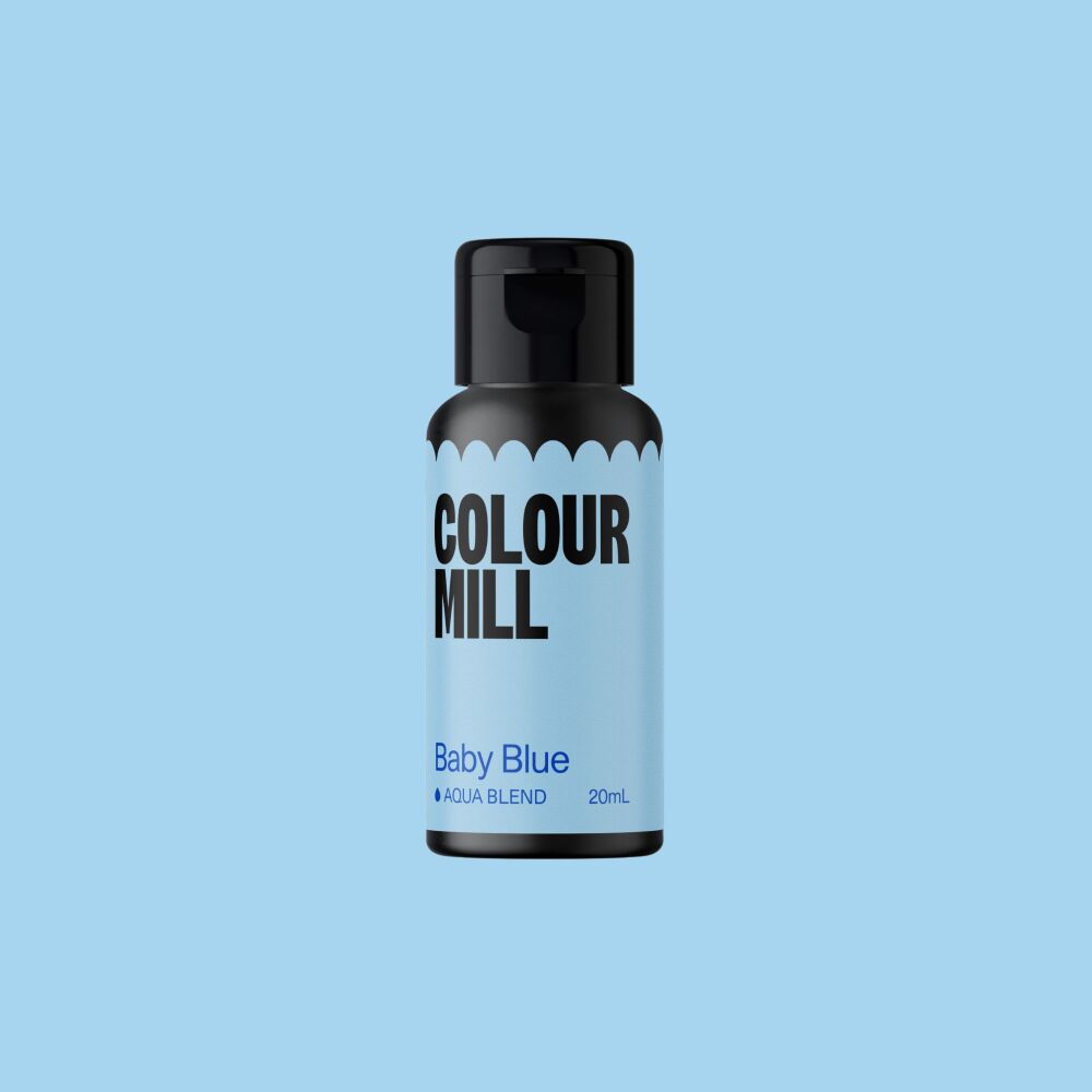 Colour Mill Aqua Blend 20ml (Water Based Food & Icing Colouring) - BABY BLUE