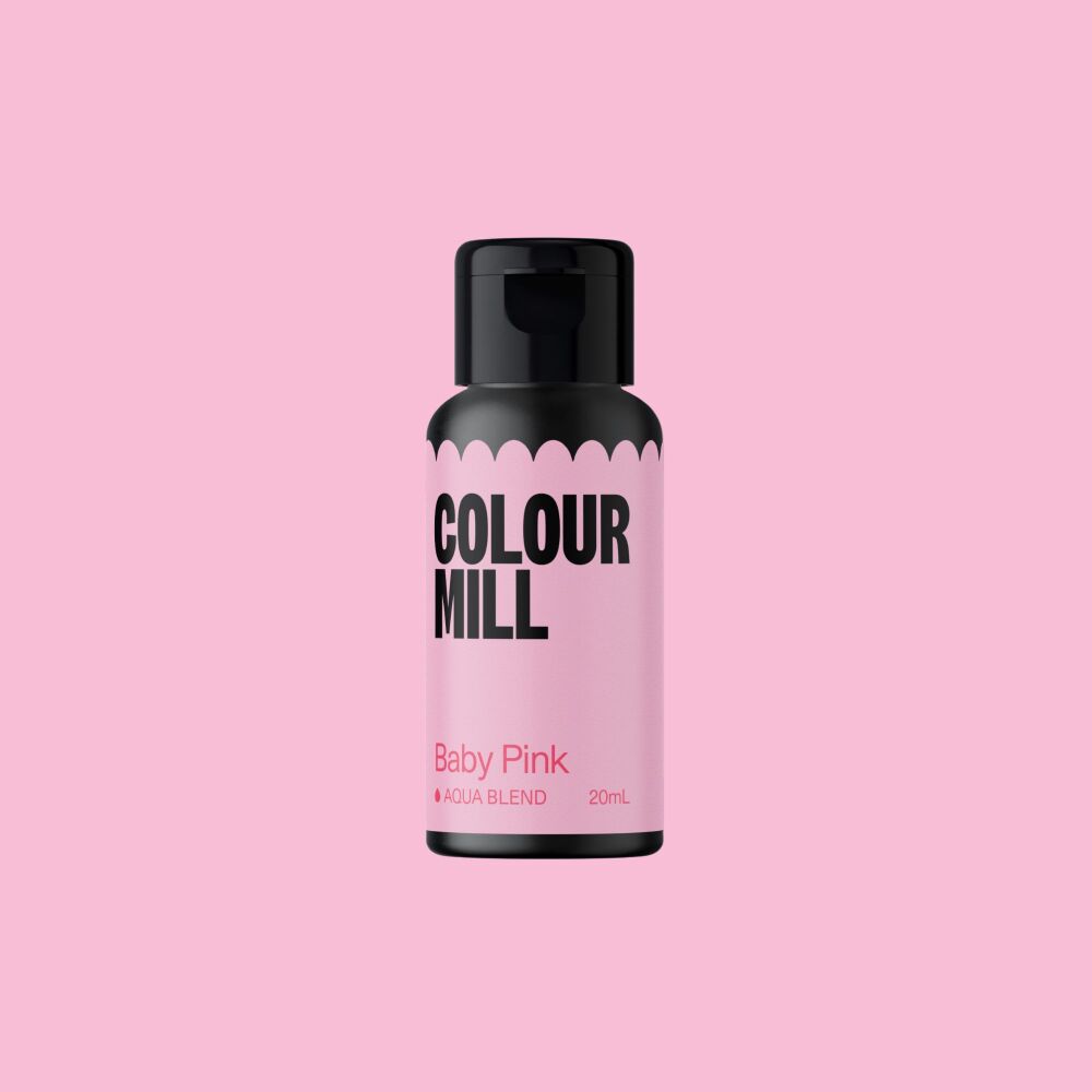 Colour Mill Aqua Blend 20ml (Water Based Food & Icing Colouring) - BABY PINK