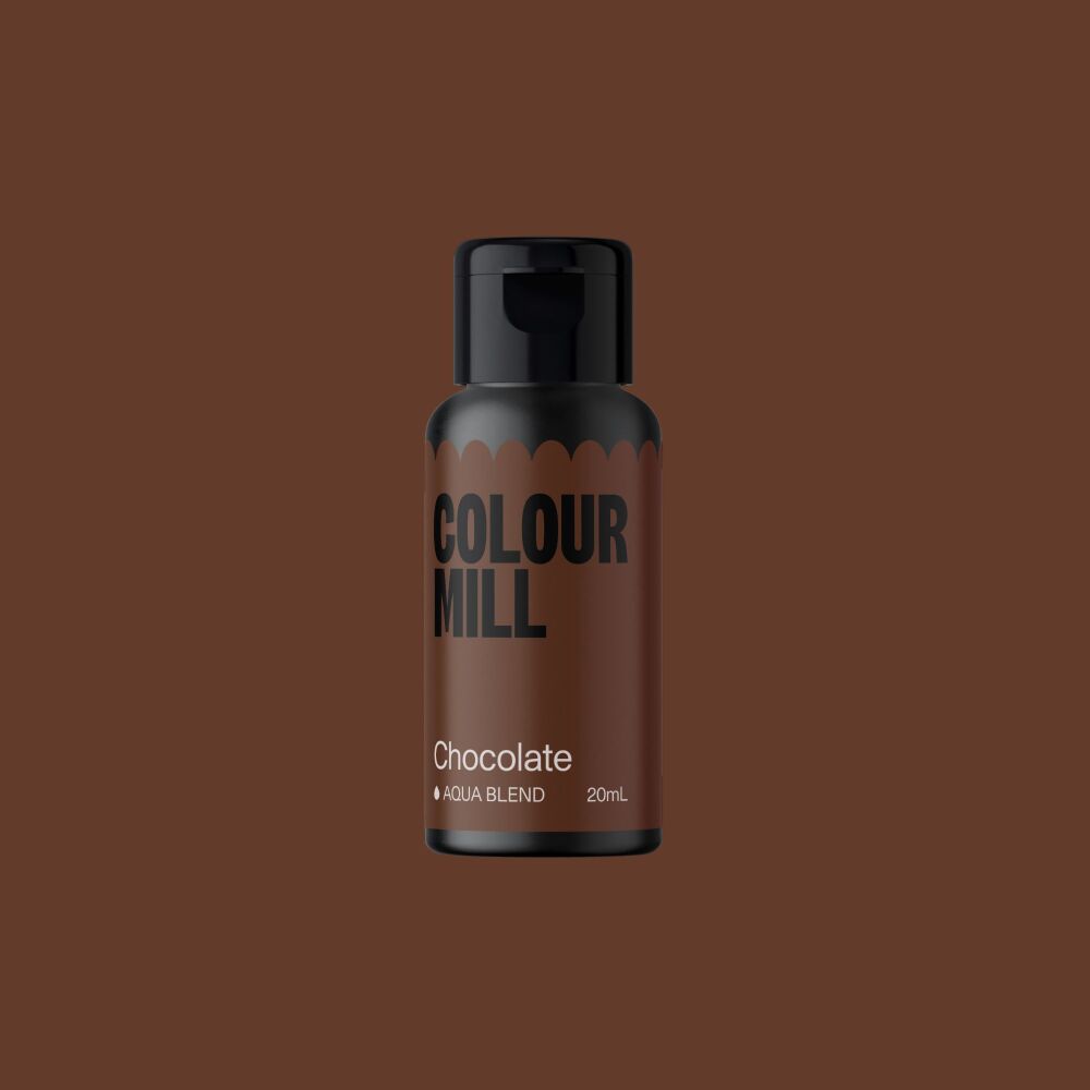Colour Mill Aqua Blend 20ml (Water Based Food & Icing Colouring) - CHOCOLATE