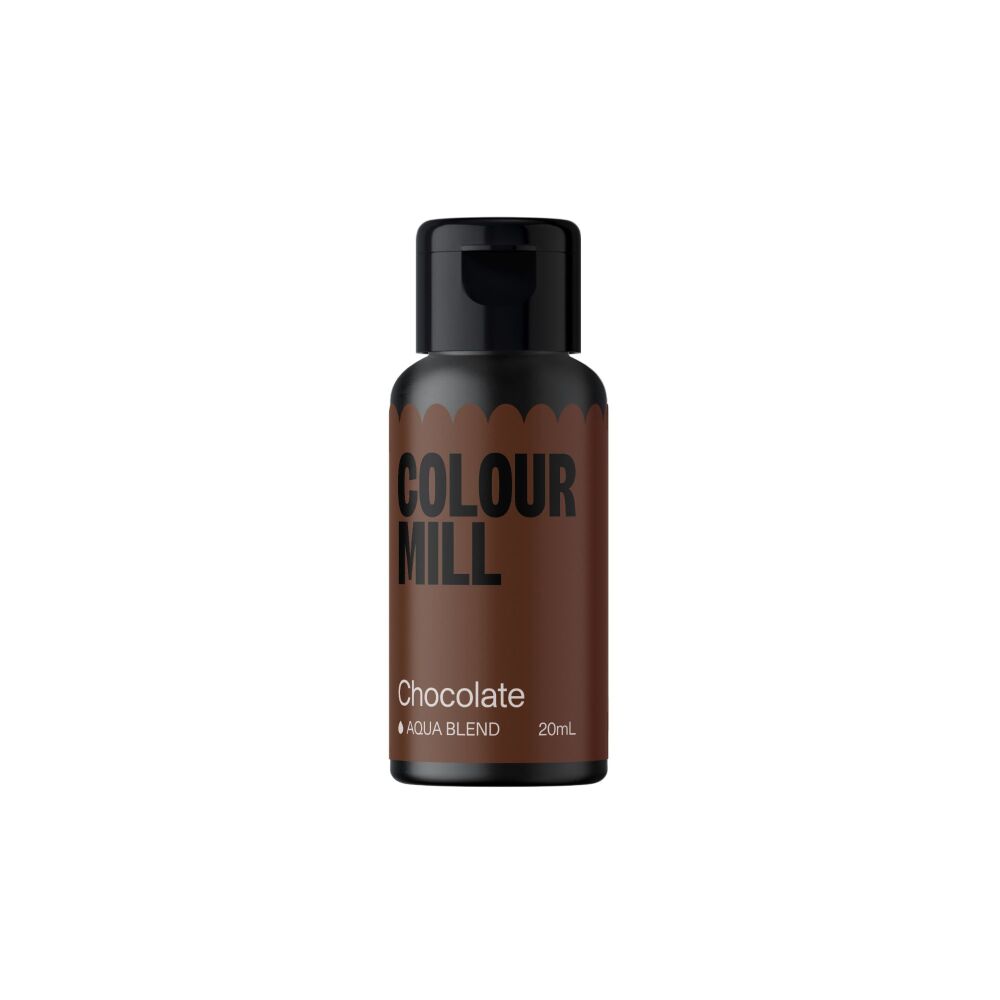 Colour Mill Aqua Blend 20ml (Water Based Food & Icing Colouring) - CHOCOLATE