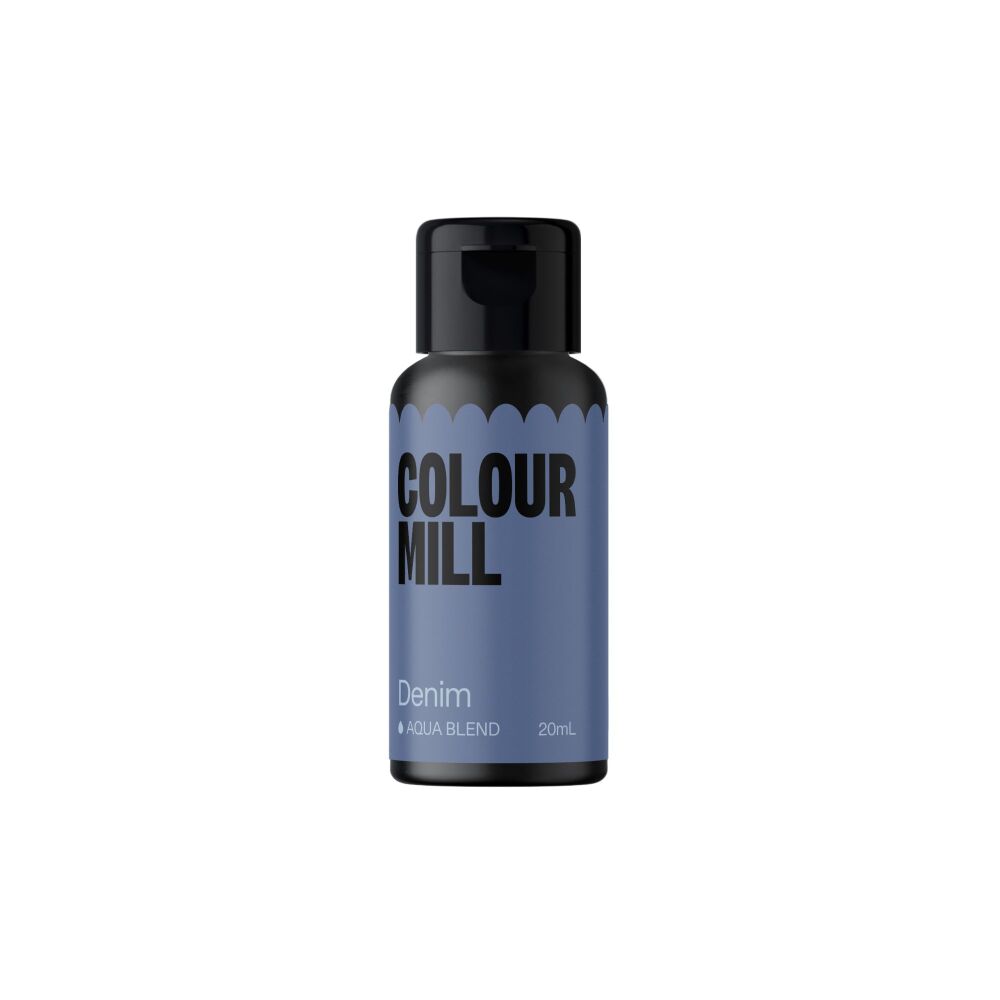 Colour Mill Aqua Blend 20ml (Water Based Food & Icing Colouring) - DENIM