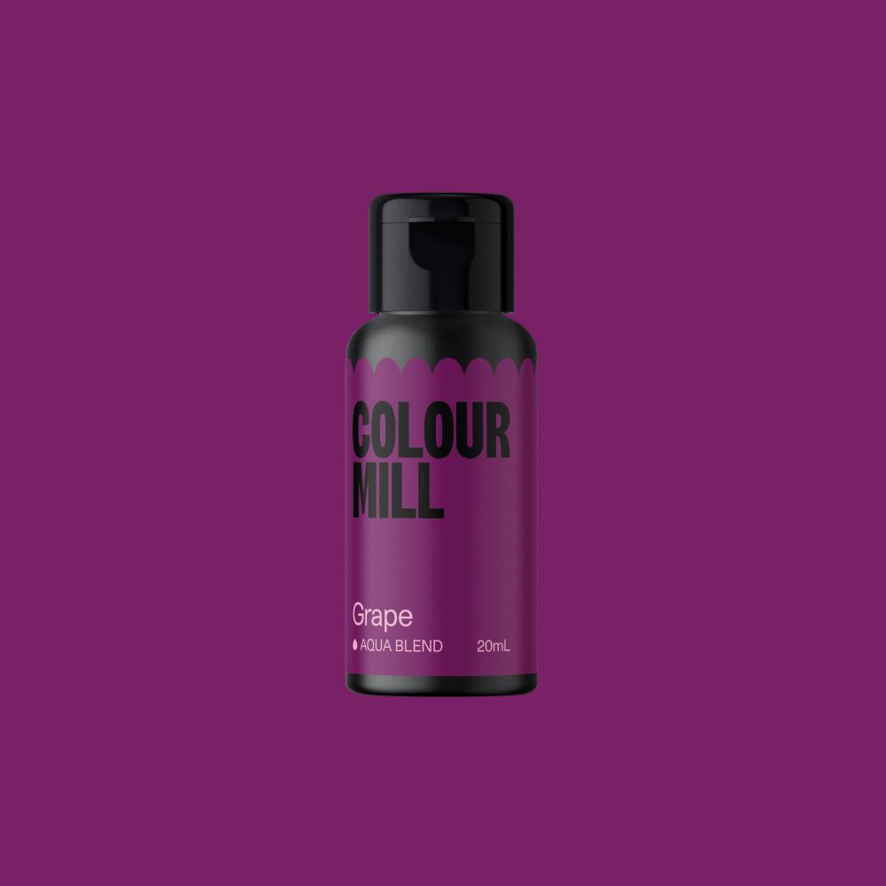 Colour Mill Aqua Blend 20ml (Water Based Food & Icing Colouring) - GRAPE