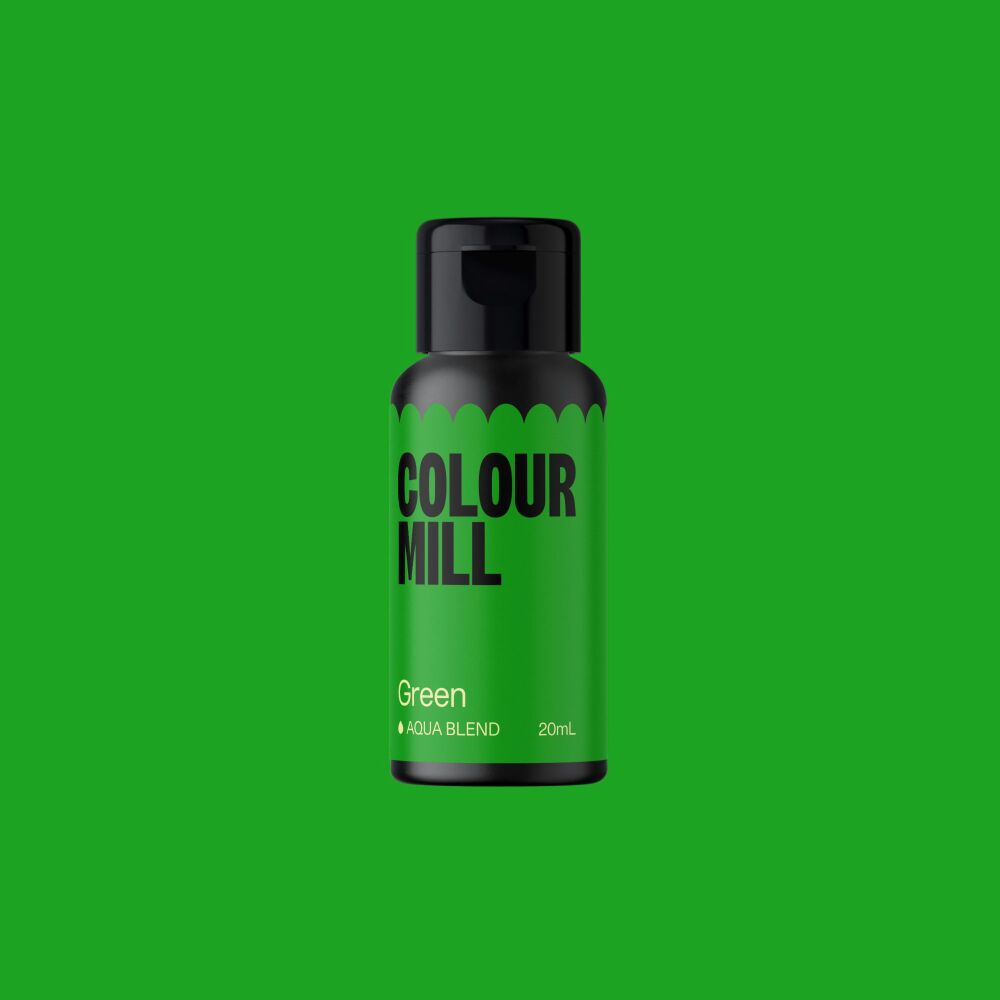 Colour Mill Aqua Blend 20ml (Water Based Food & Icing Colouring) - GREEN