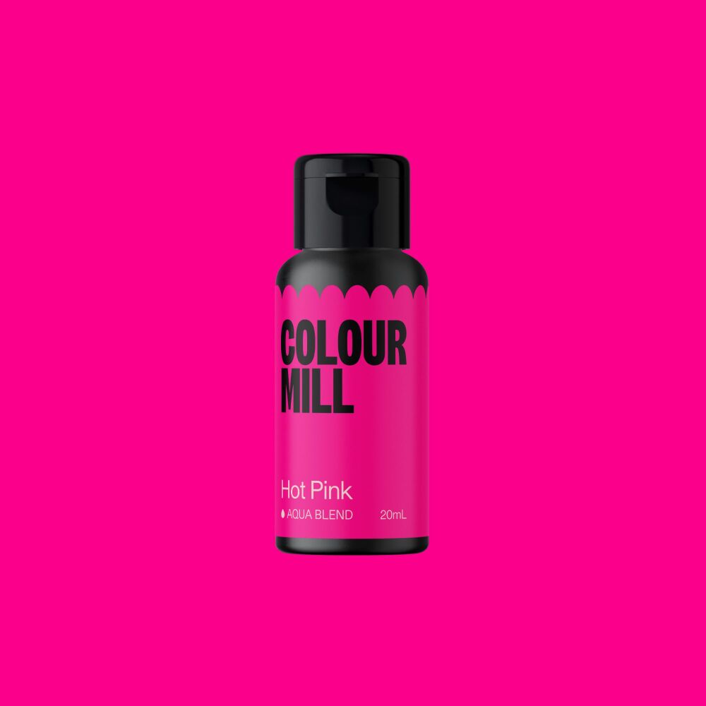 Colour Mill Aqua Blend 20ml (Water Based Food & Icing Colouring) - HOT PINK