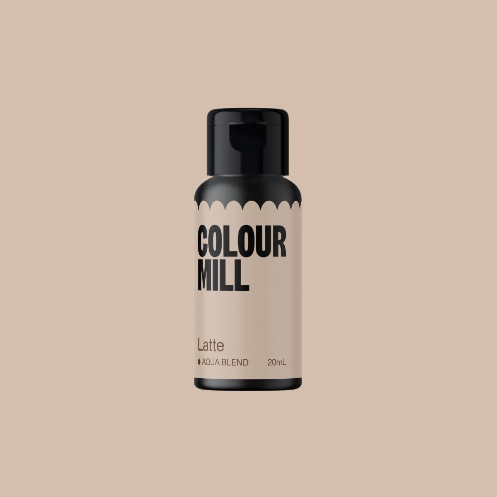 Colour Mill Aqua Blend 20ml (Water Based Food & Icing Colouring) - LATTE